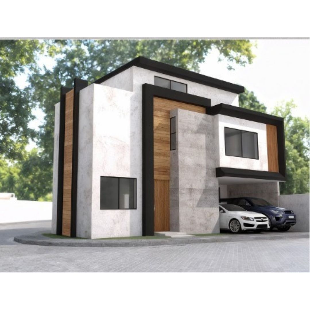 Vista lateral de casa en esquina Tequesquitengo